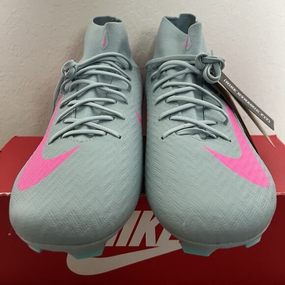 Nike Zoom Mercurial Superfly 10 Pro FG Cleats In Blue/Pink Size 11 FQ1456-301 main image 4